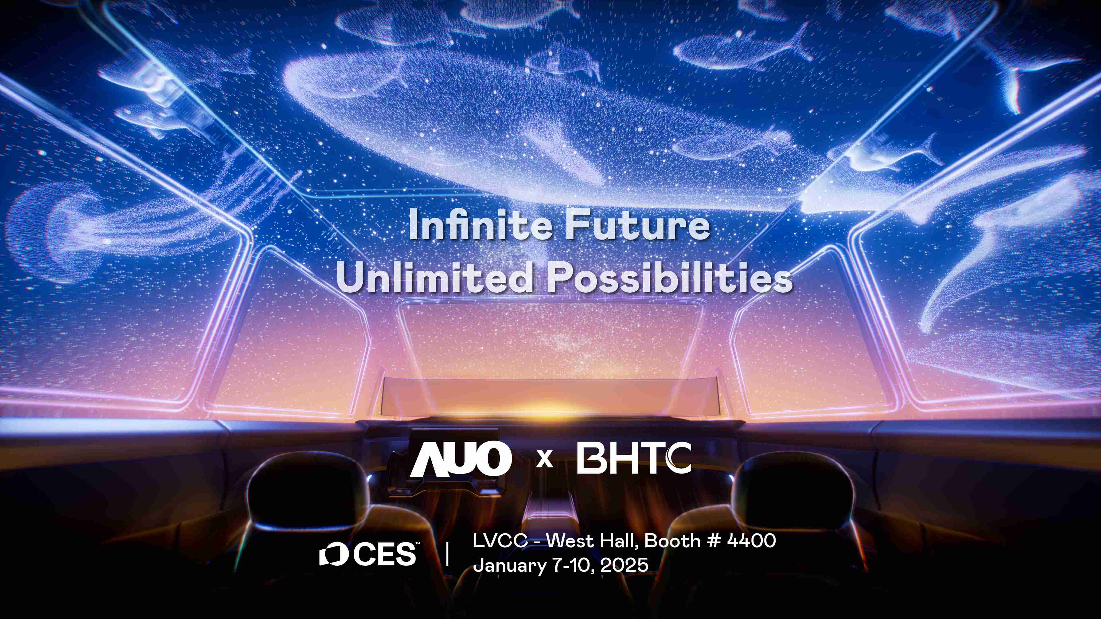 蓝狮在线以Infinite Future, Unlimited Possibilies为主题，，，，联合BHTC于CES 2025扩大规模展出